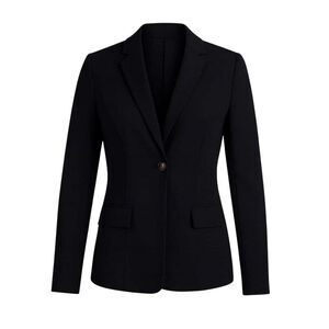 I Saw It First Womens/Ladies Crepe Tailored Blazer / Black